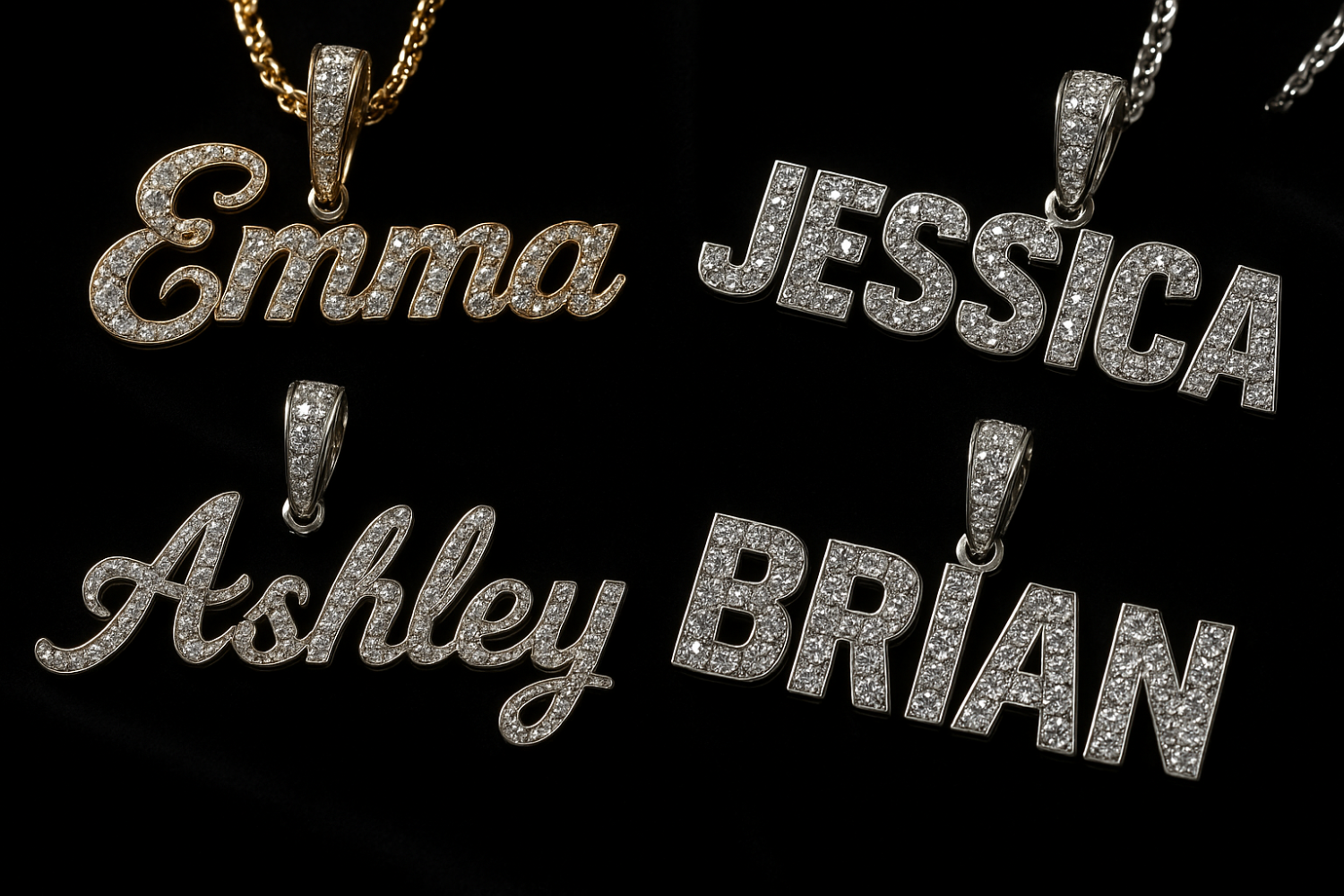 Custom Name Pendants