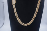 $18000 14K Yellow Gold Cuban chain with Lock 9.7ctw Genuine Natural Diamonds