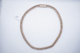 $18000 14K Yellow Gold Cuban chain with Lock 9.7ctw Genuine Natural Diamonds