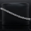 14k Gold Round Cut and Emerald Cut D/VS1 Lab Grown Fancy Tennis Bracelet