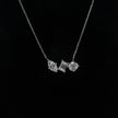 White Gold Orion Constellation Diamond Necklace