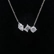 White Gold Orion Constellation Diamond Necklace