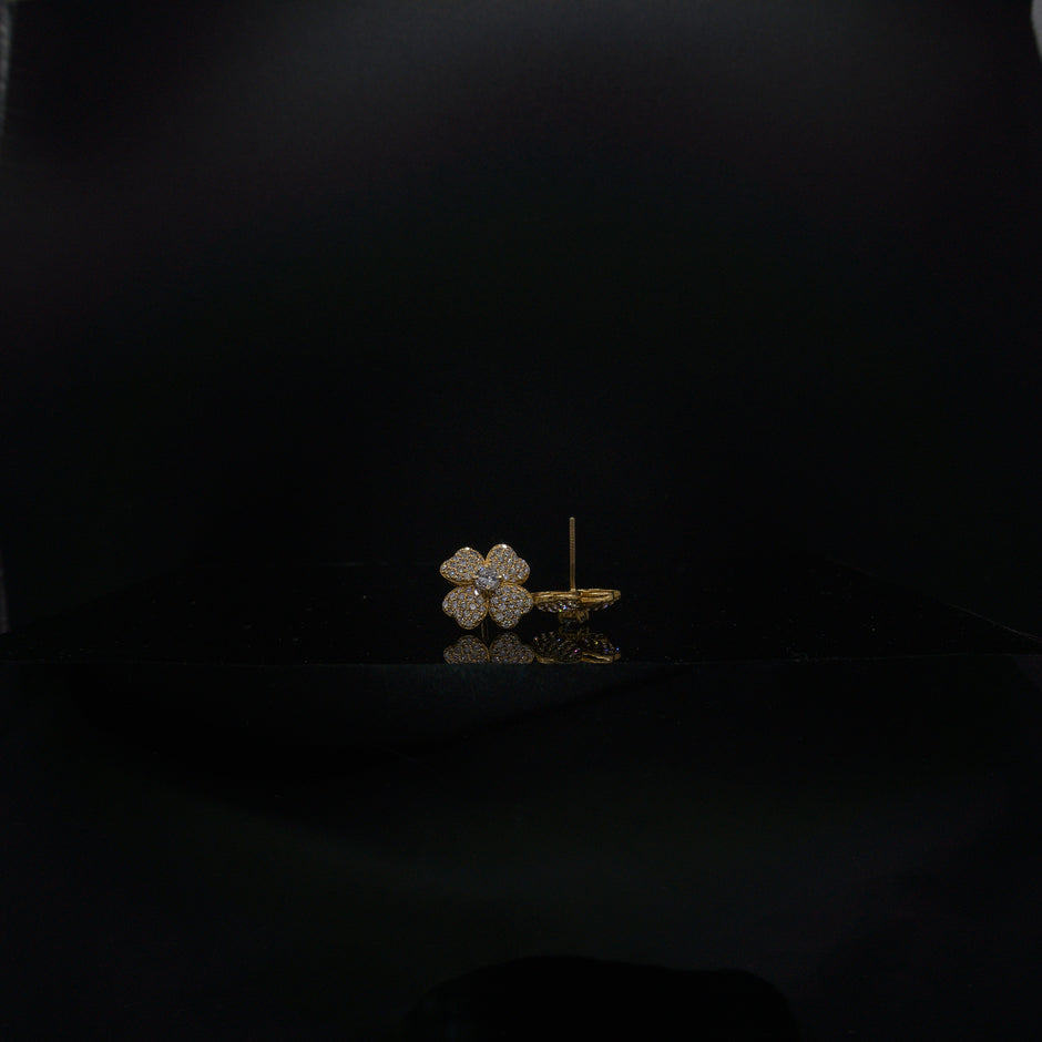Flower Clover Earrings