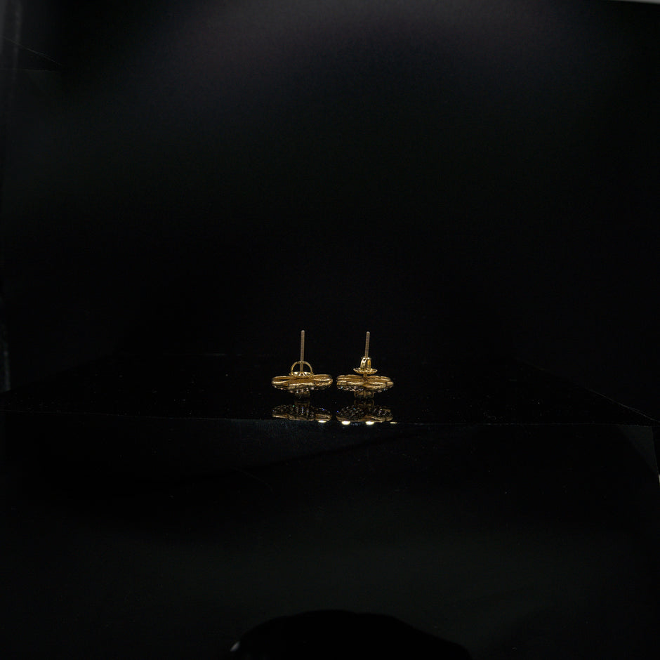 Flower Clover Earrings