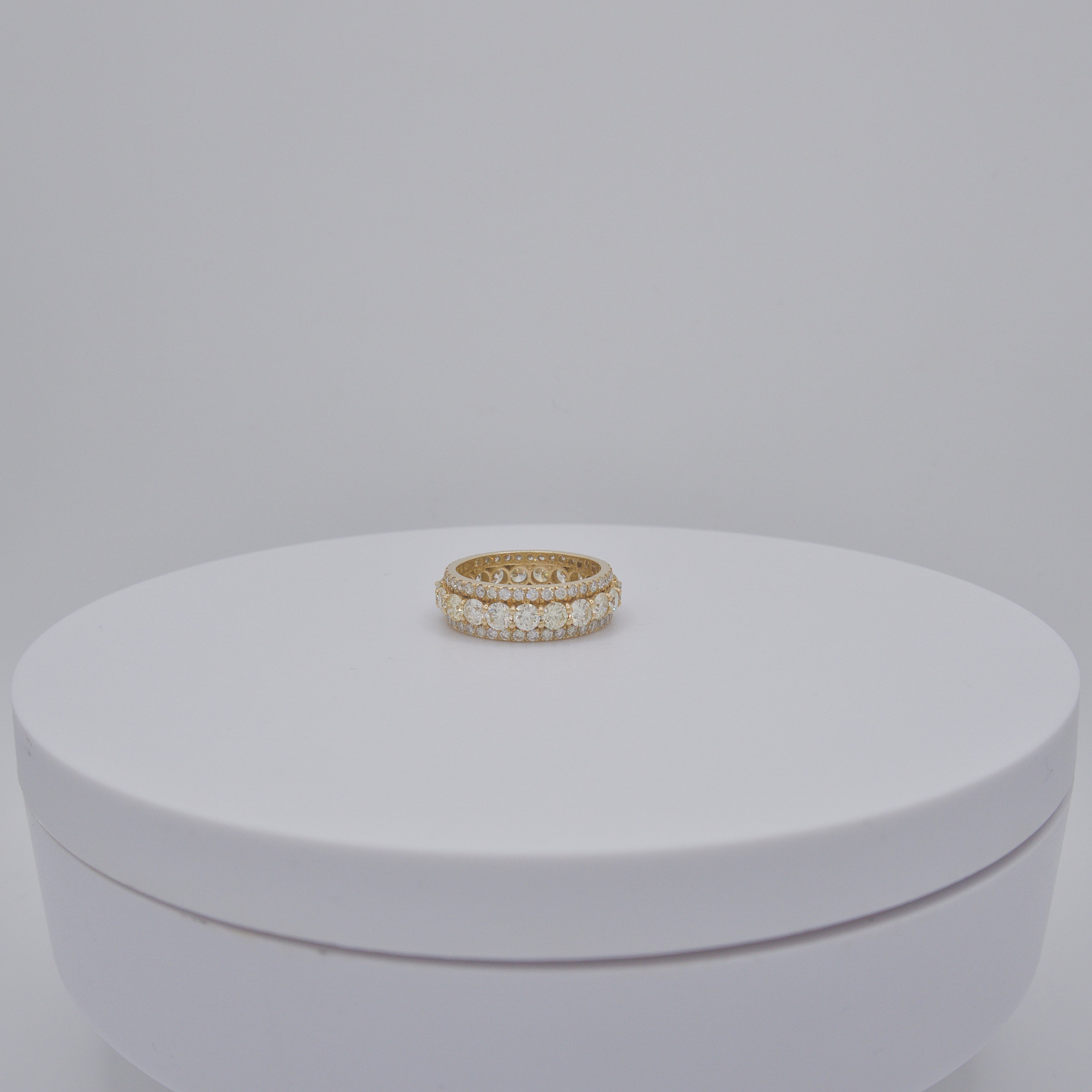 Three Row Eternity Ring