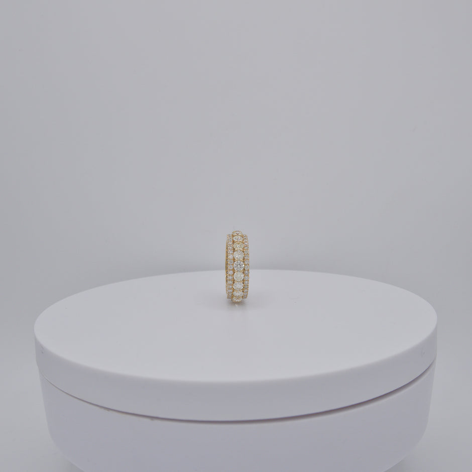 Three Row Eternity Ring