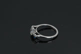 Luxe Cushion Cut Diamond Ring with Marquise Accents