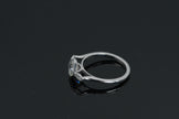 Luxe Cushion Cut Diamond Ring with Marquise Accents