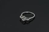Luxe Cushion Cut Diamond Ring with Marquise Accents