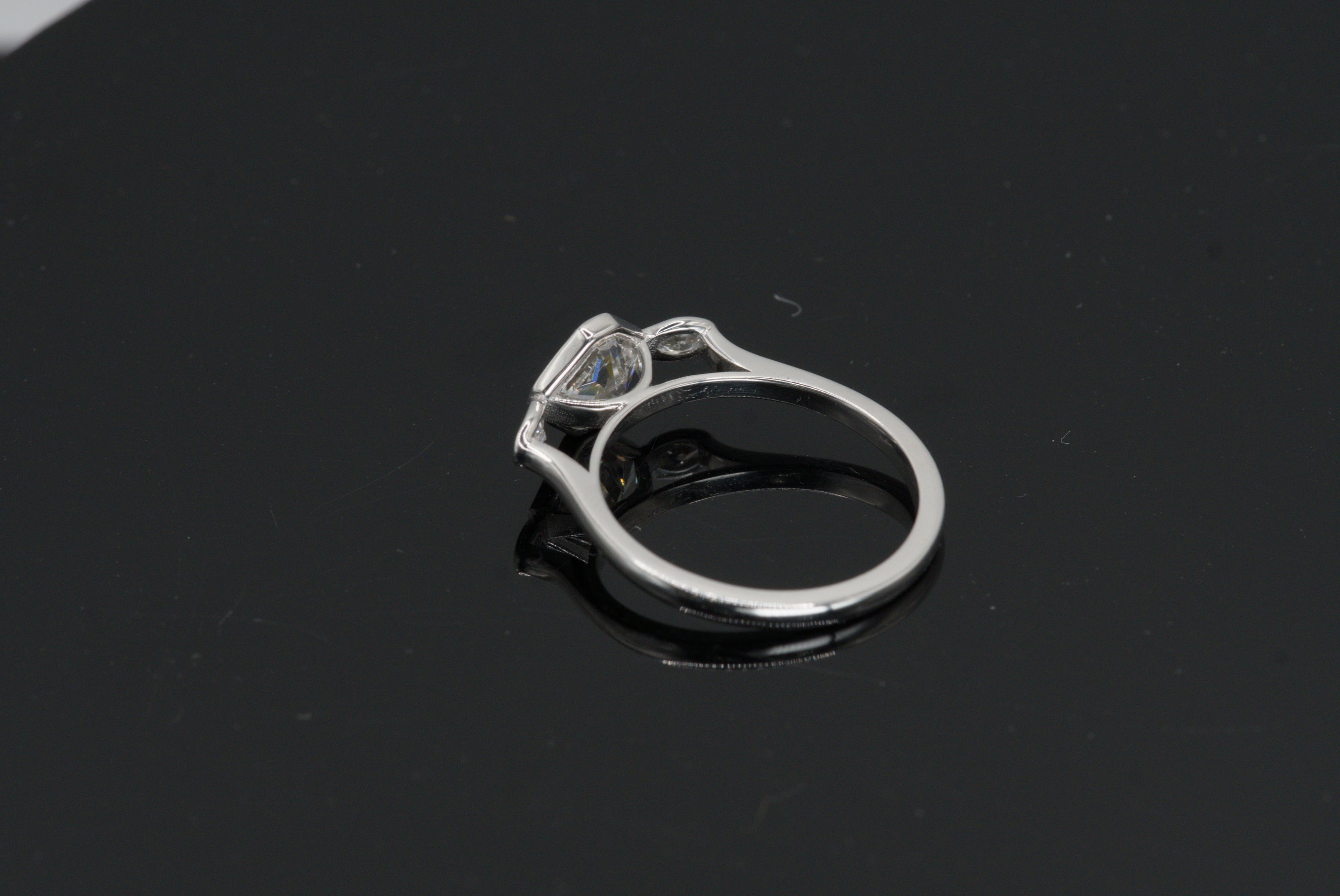 Luxe Cushion Cut Diamond Ring with Marquise Accents