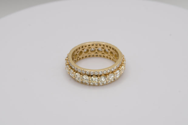 Three Row Eternity Ring