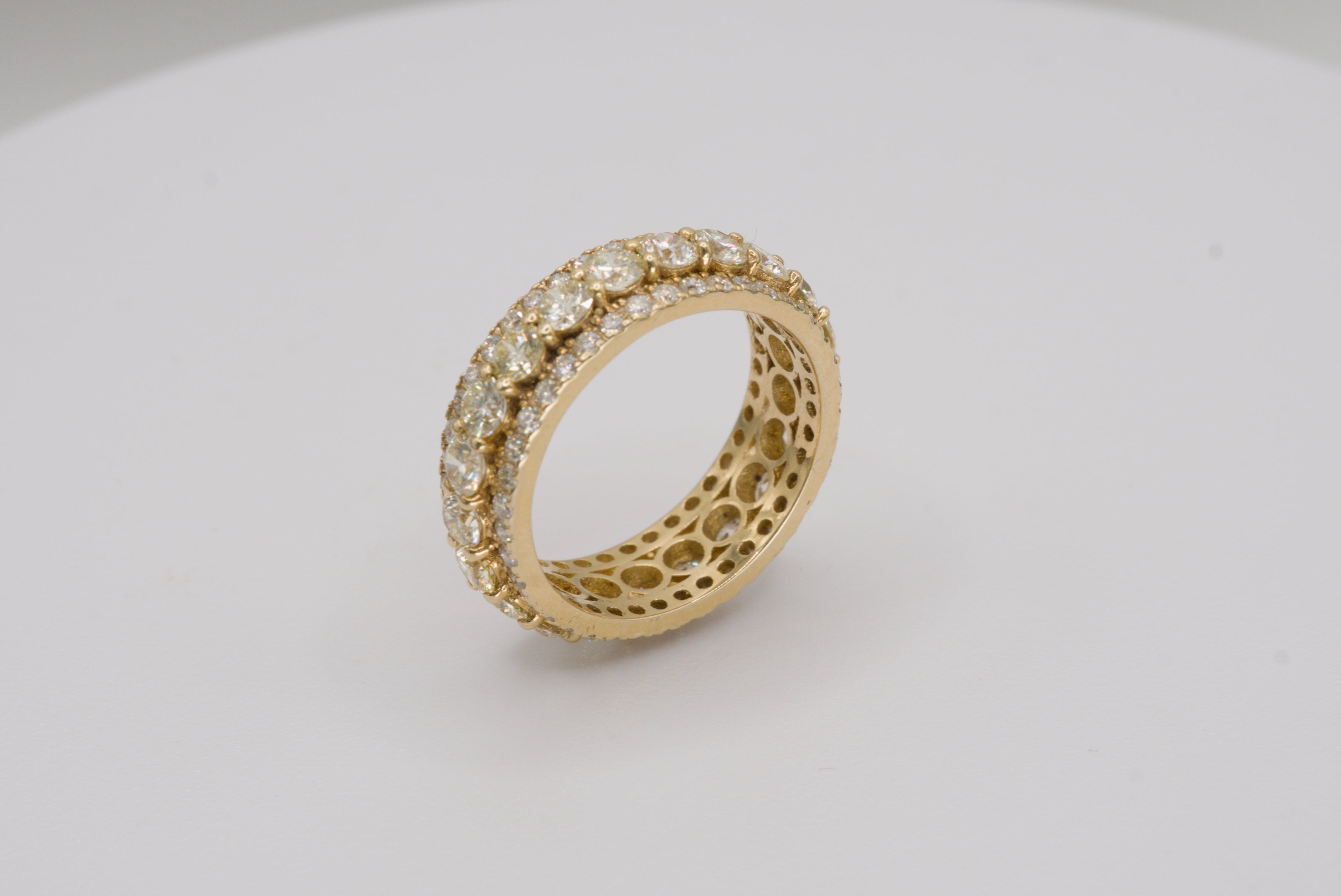Three Row Eternity Ring