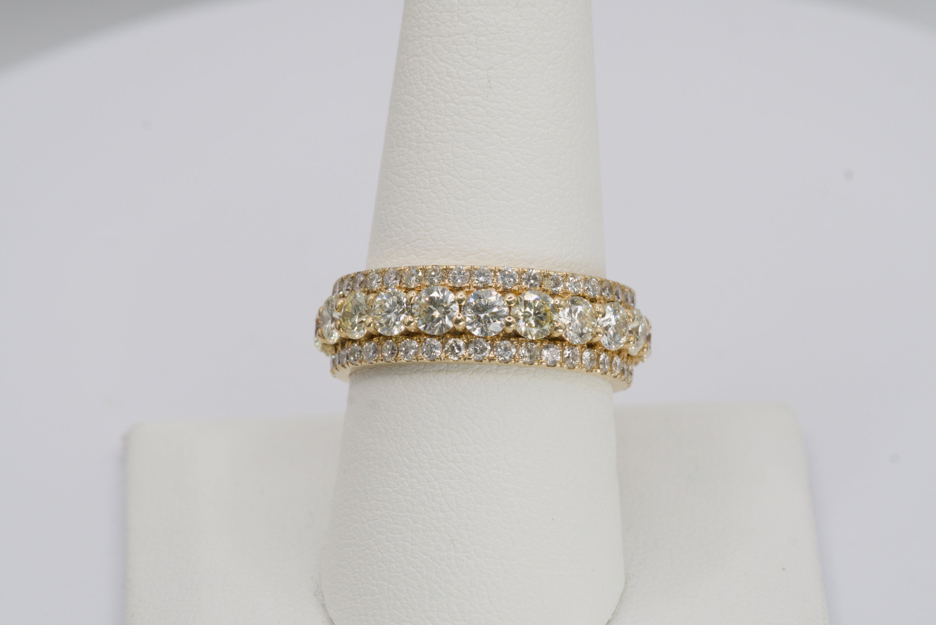Three Row Eternity Ring