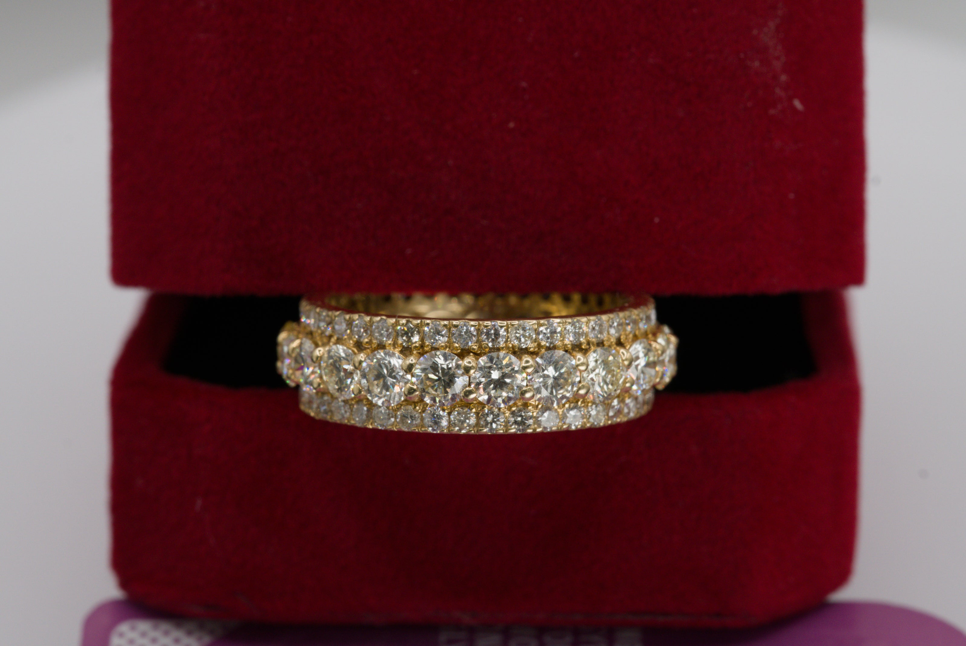 Three Row Eternity Ring