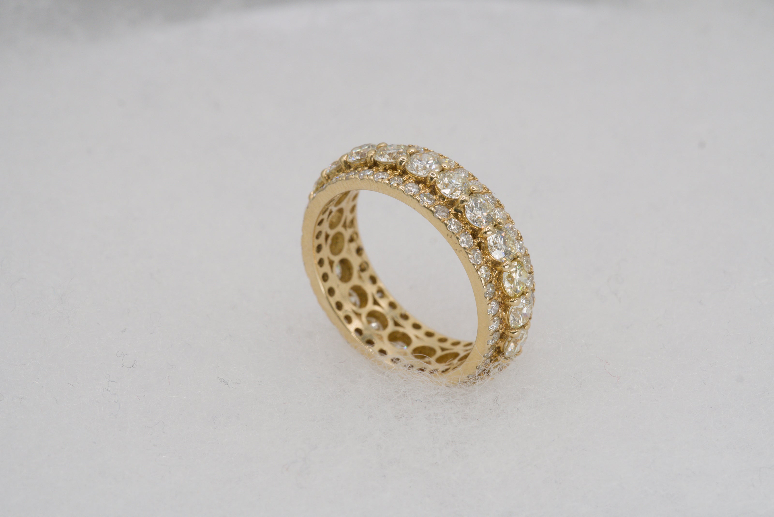 Three Row Eternity Ring