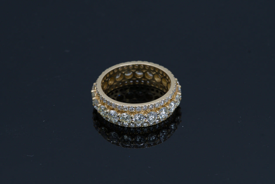 Three Row Eternity Ring