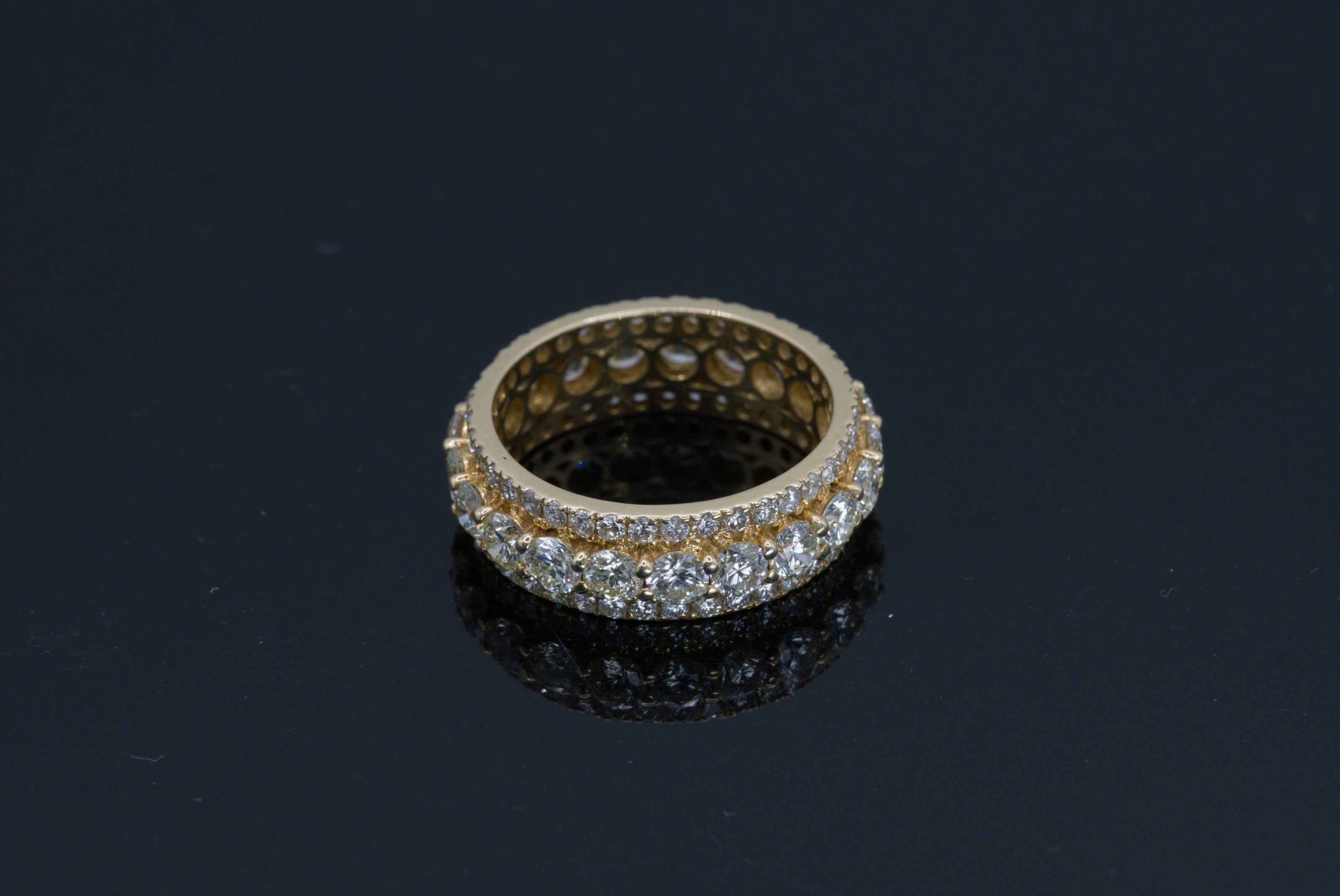 Three Row Eternity Ring