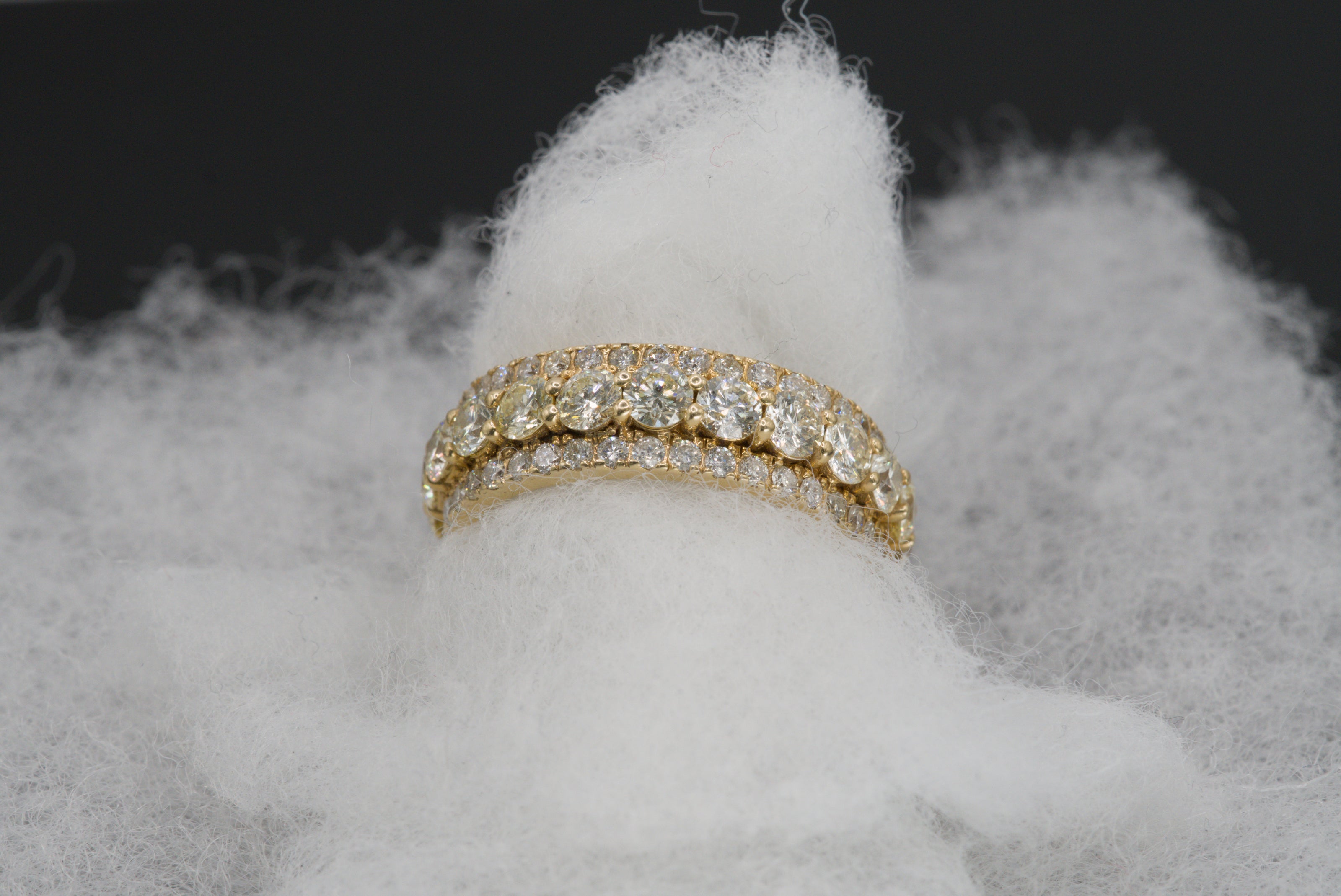 Three Row Eternity Ring