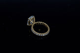 5.1ct Oval Brilliant IGI Certified Lab Diamond Solitaire Ring in 14K Yellow Gold