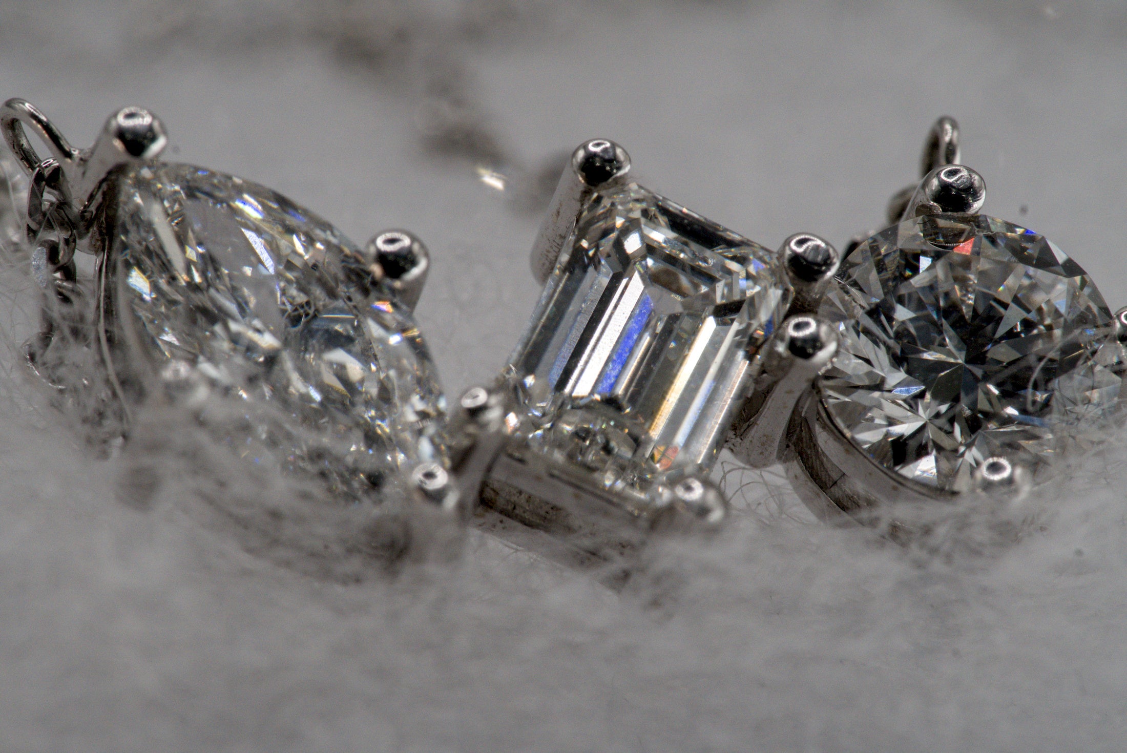 White Gold Orion Constellation Diamond Necklace