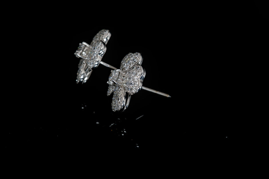 Flower Clover Earrings