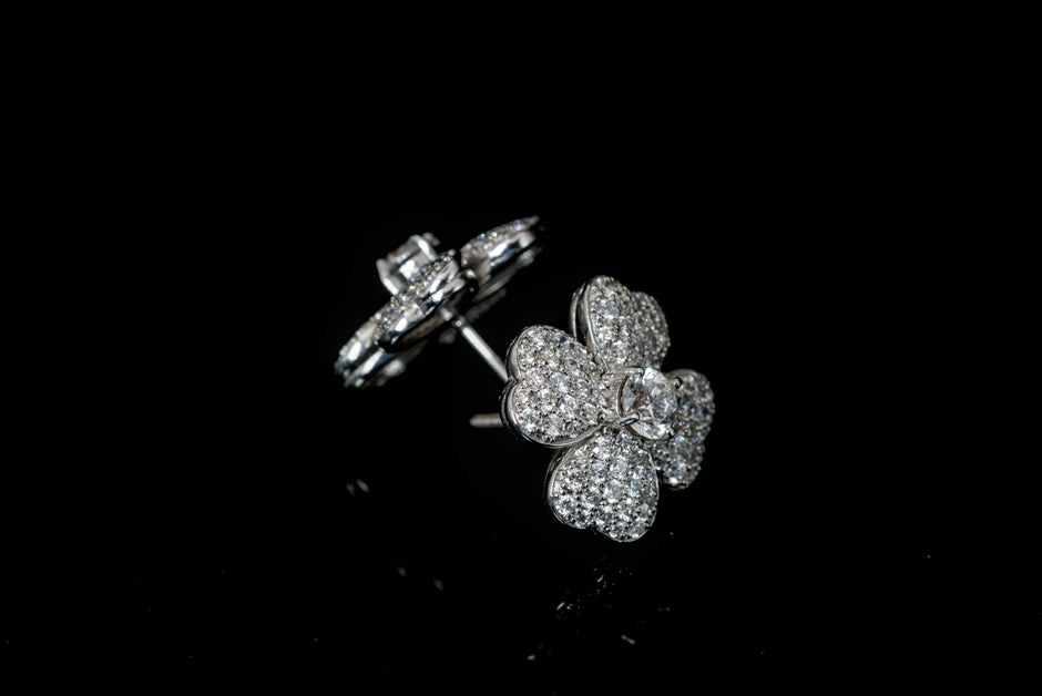 Flower Clover Earrings