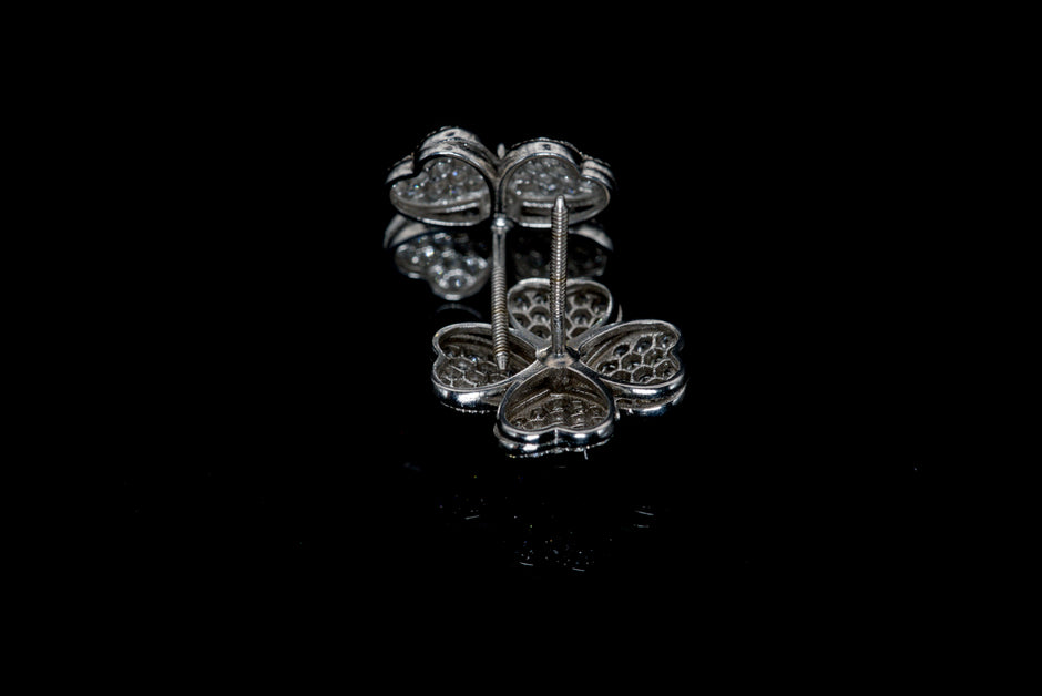 Flower Clover Earrings
