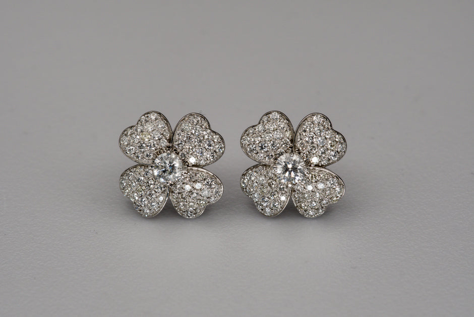 Flower Clover Earrings
