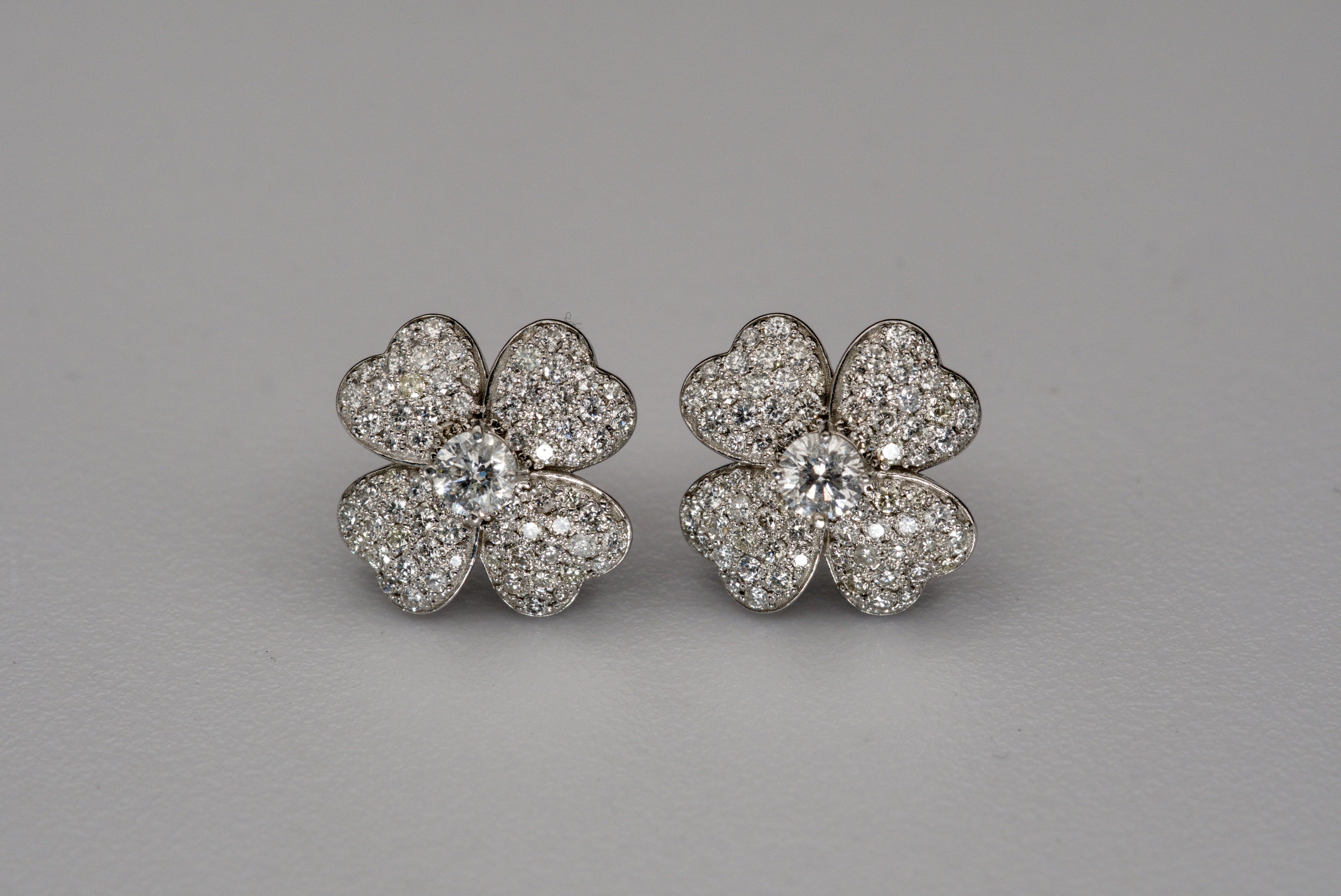Flower Clover Earrings