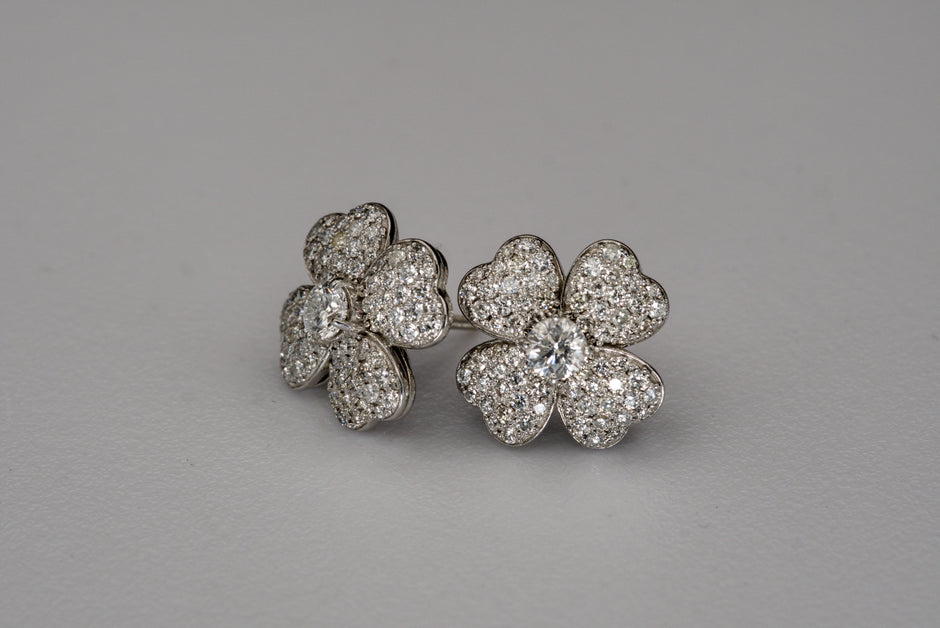 Flower Clover Earrings