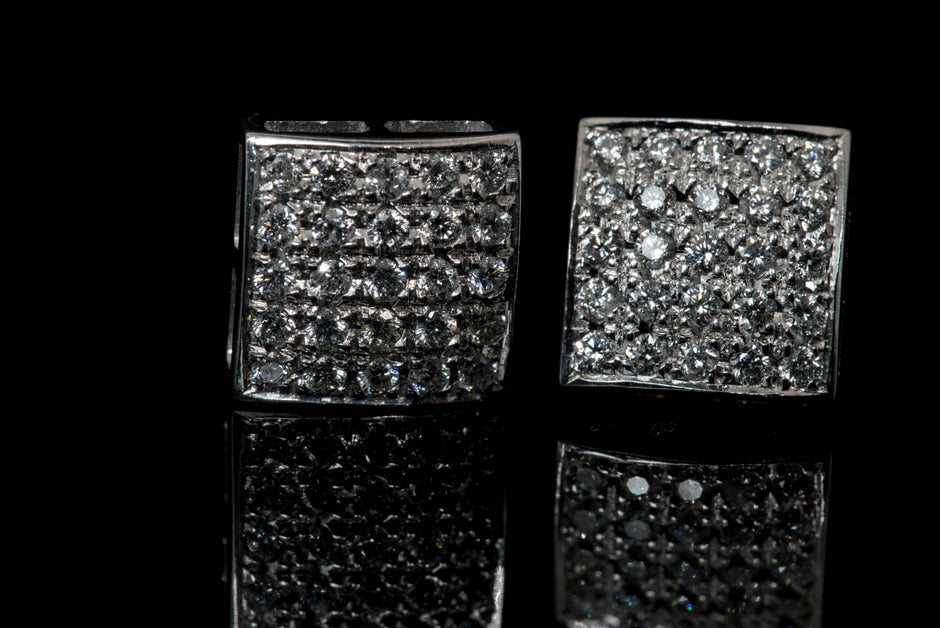 Designer Square Shaped Earrings