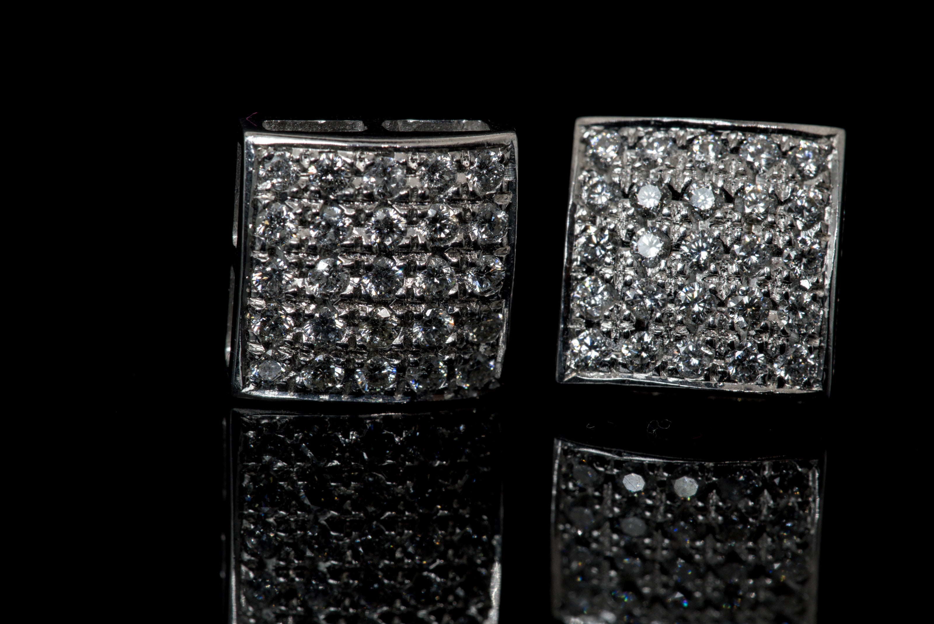 Designer Square Shaped Earrings