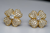 Flower Clover Earrings