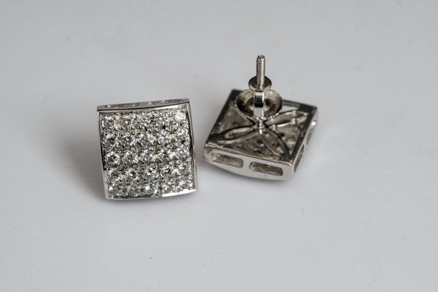 Designer Square Shaped Earrings
