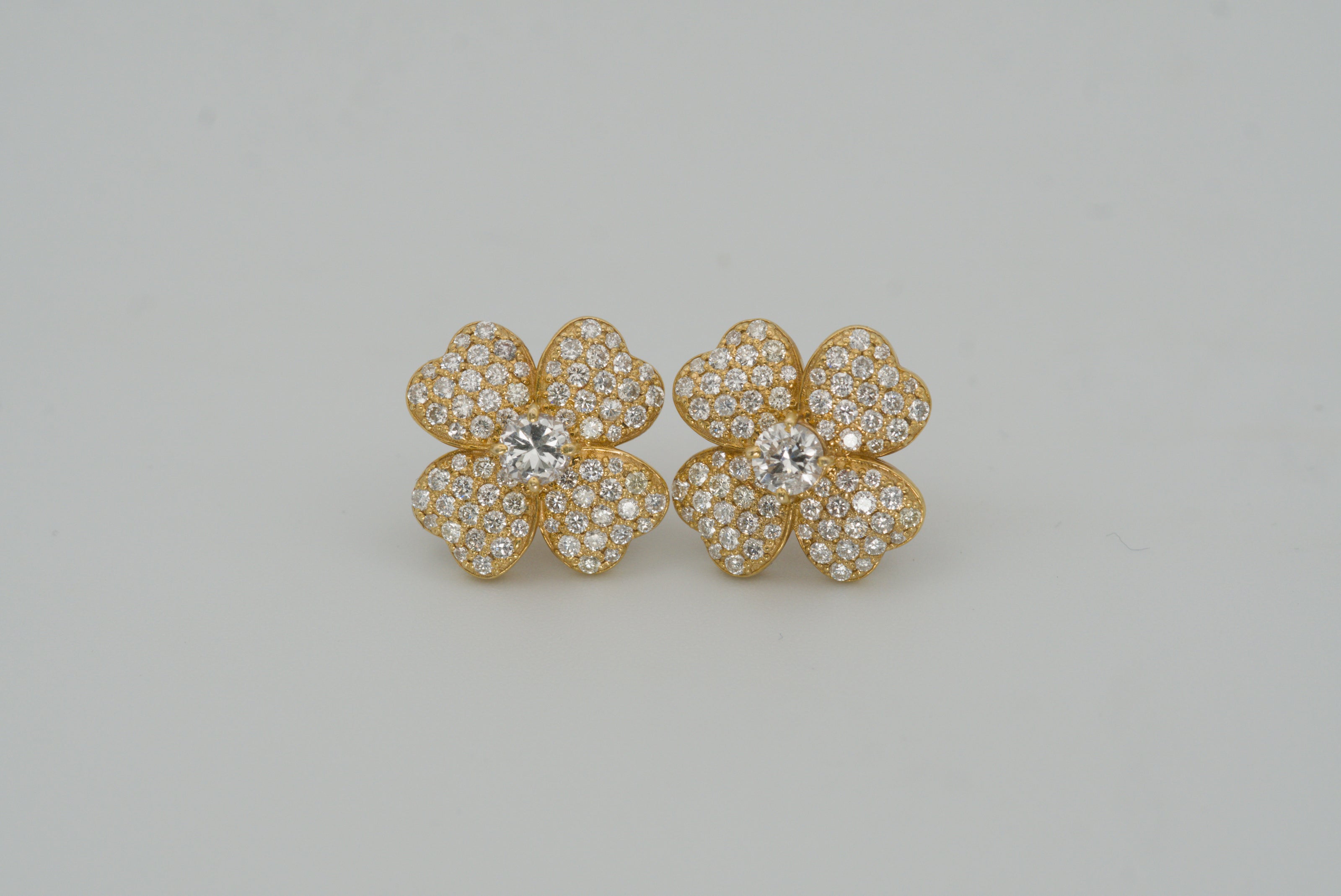 Flower Clover Earrings