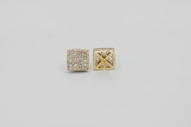 Millgrain Field Earrings