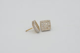Millgrain Field Earrings