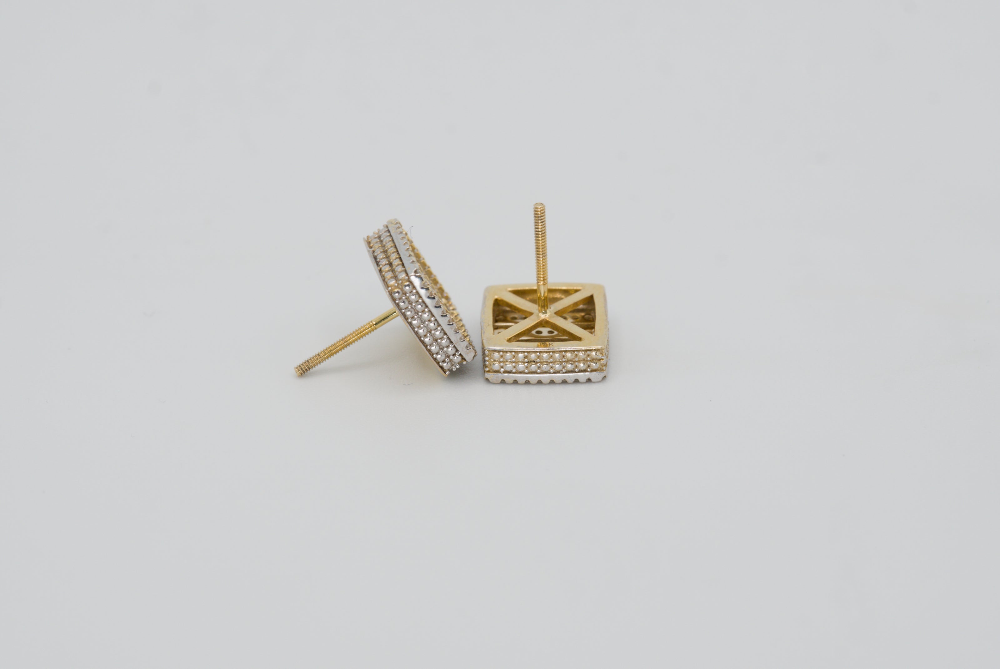 Millgrain Field Earrings