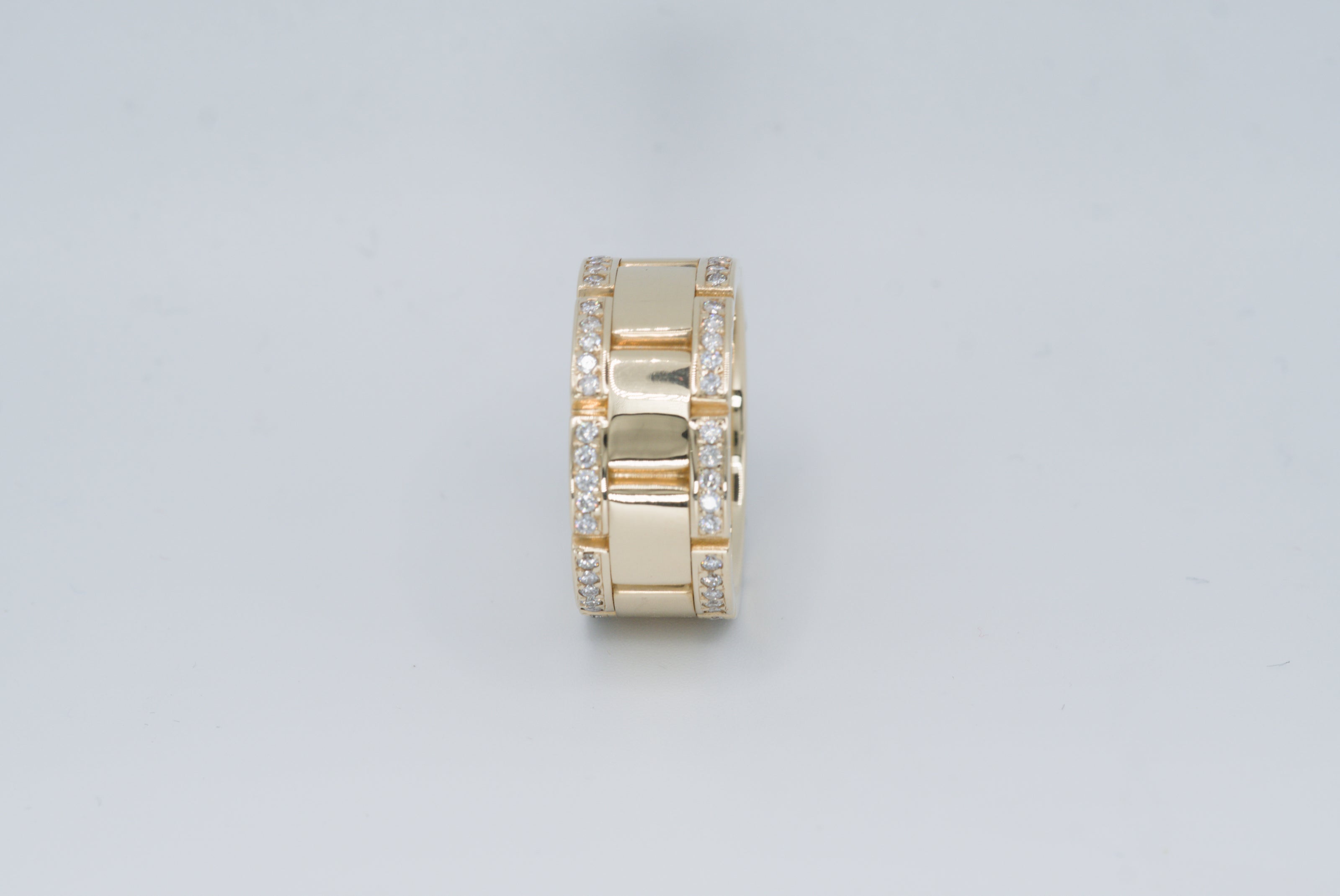 Montre-Anneau | 14k Gold Wrist Watch Ring