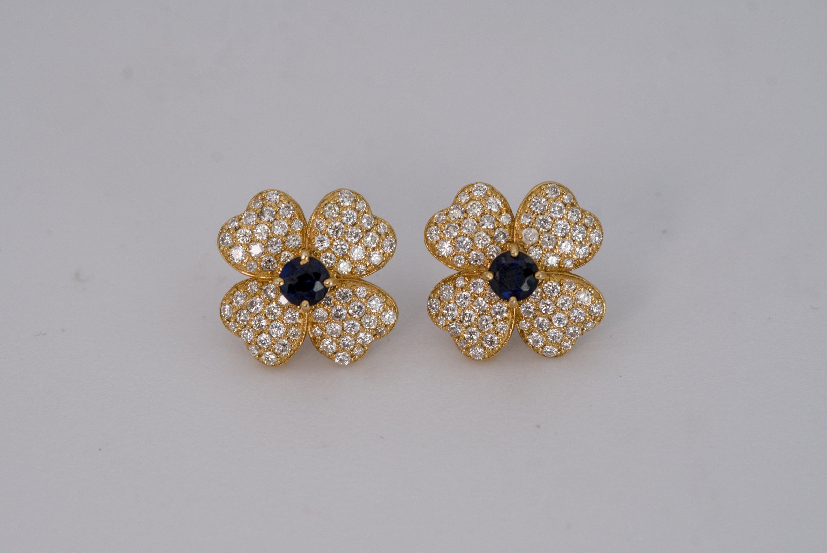 Flower Clover Earrings