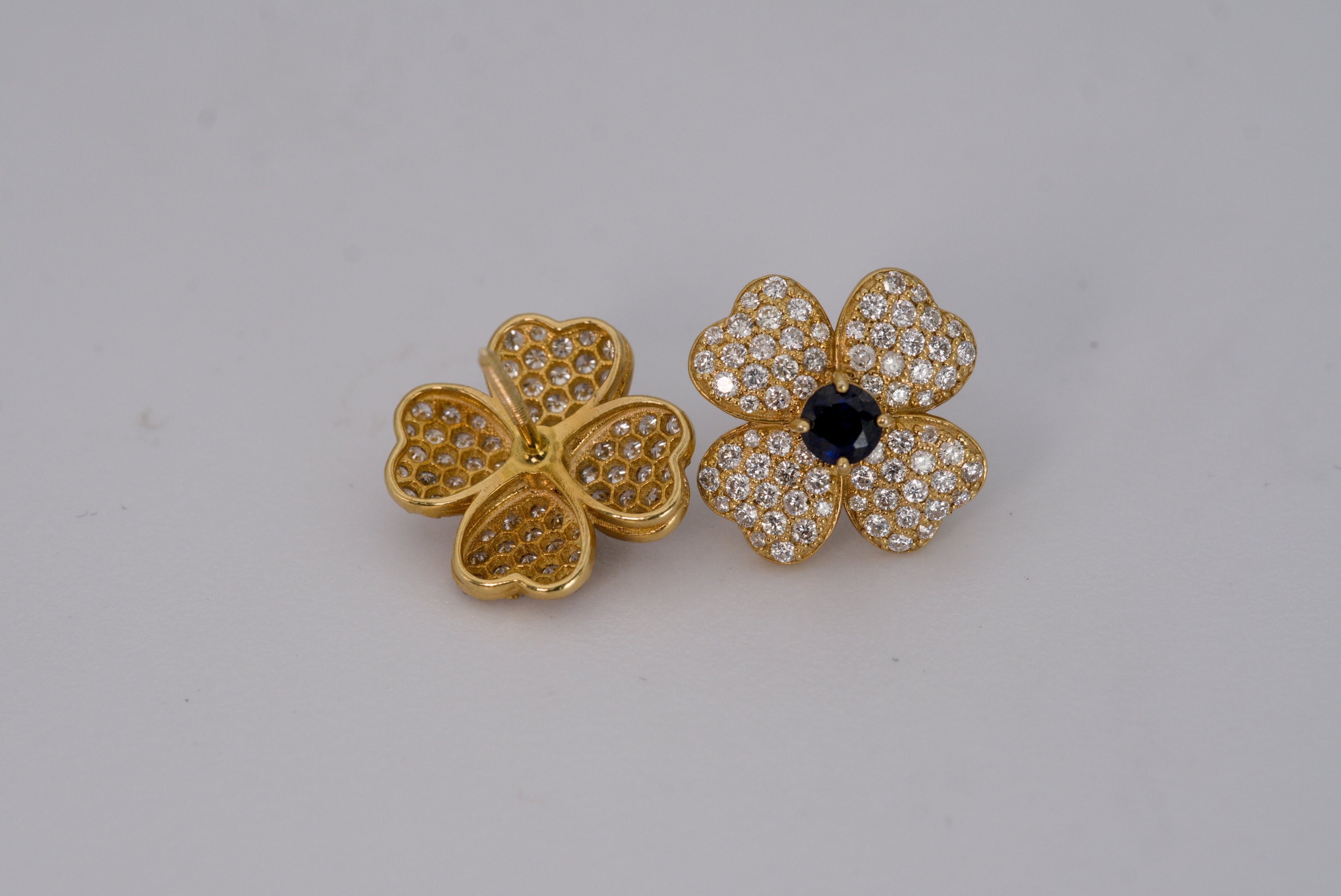Flower Clover Earrings